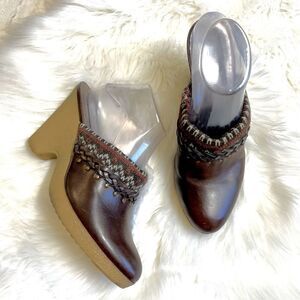 Cole Haan Studded Clogs Wedge Mules 115